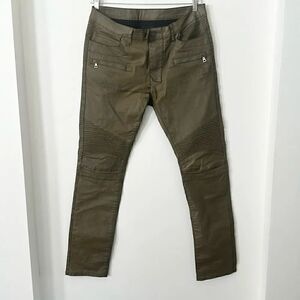 Balmain Paris Brown Waxy Men’s Jeans 36”
